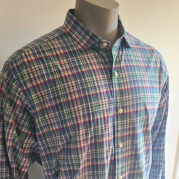 POLO RALPH LAUREN 2XB plaid  shirt - Picture 5 of 8